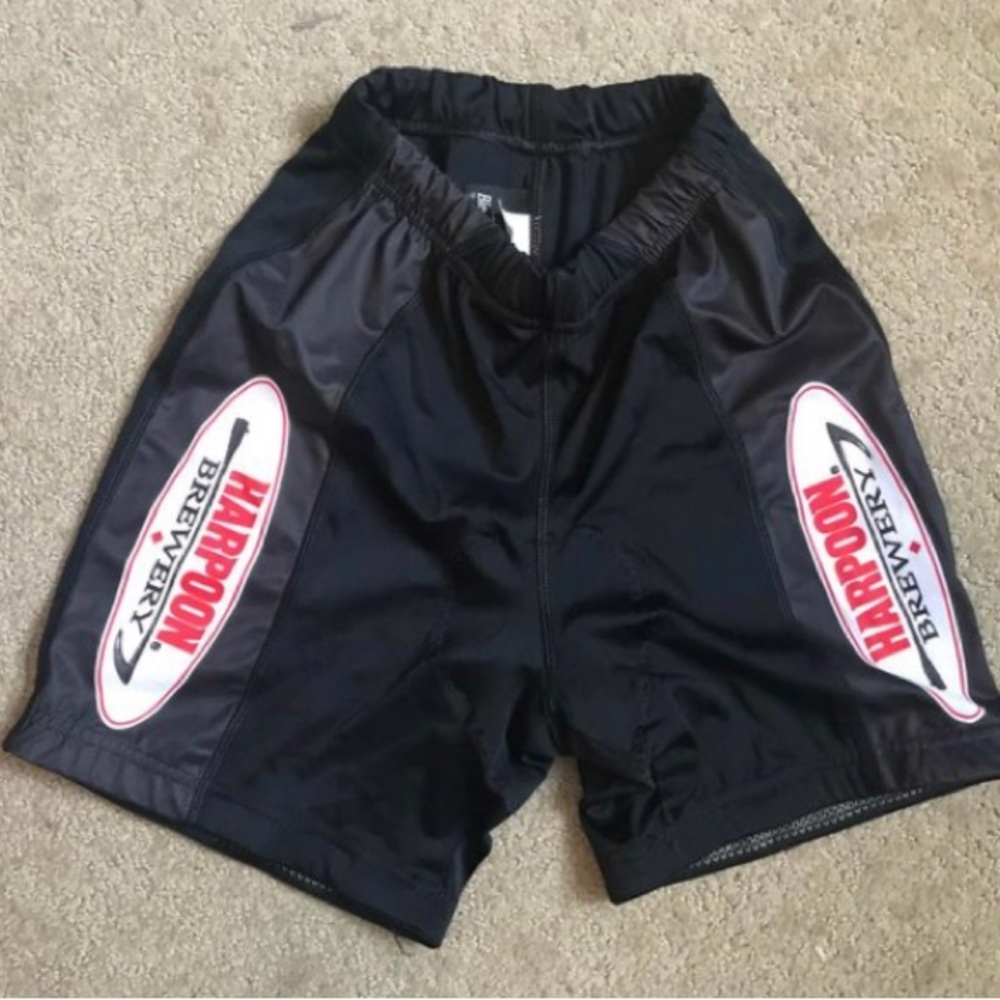 Women’s bicycle shorts. Harpoon Brewery. Medium.
